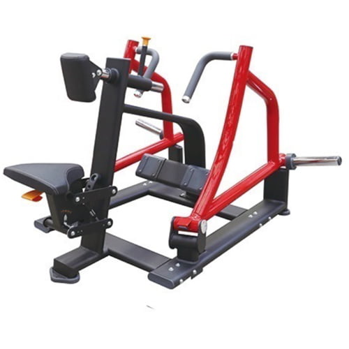 plate loaded seated row machine