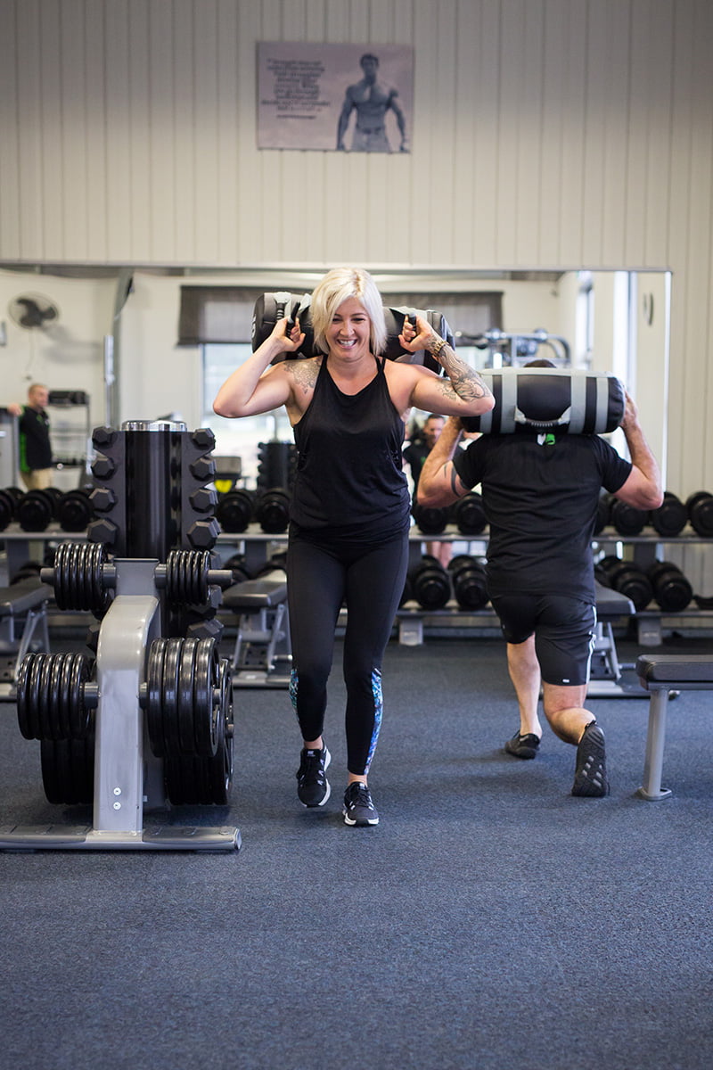 Z 24 hour fitness man working out